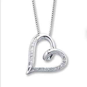 Kay Jewelers Diamond Heart Necklace